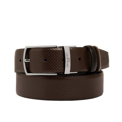 Pierre Cardin Siyah-Kahve Çift Taraflı Deri Kemer PC-CİFT04SK3 - 5