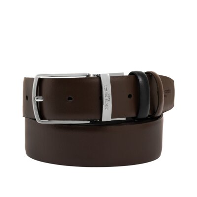 Pierre Cardin Siyah-Kahve Çift Yönlü Deri Kemer PC-CİFT01H2N - 5