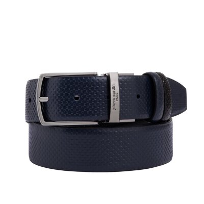 Pierre Cardin Siyah-Lacivert Çift Taraflı Deri Kemer PC-CİFT04SL2 - 5