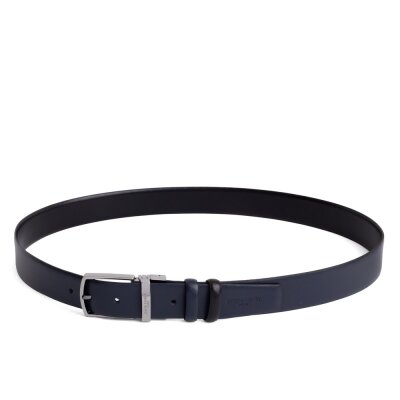 Pierre Cardin Siyah-Lacivert Çift Yönlü Deri Kemer PC-CİFT01L0K - 3