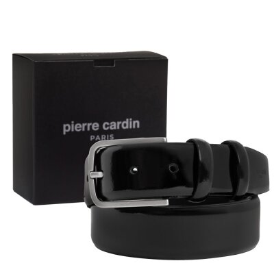 Pierre Cardin Siyah Rugan Deri Erkek Kemer PC100R4S - 1