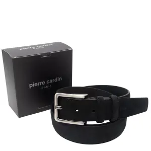 Pierre Cardin Siyah Suet Deri Erkek Kemer PC-1009SS0 