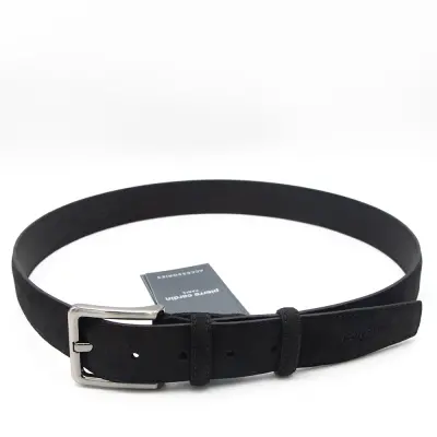 Pierre Cardin Siyah Suet Deri Erkek Kemer PC-1009SS0 - 3