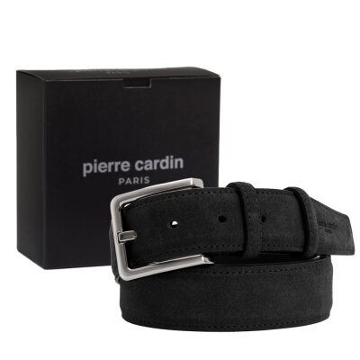 Pierre Cardin Siyah Suet Deri Erkek Kemer PC-1009SS0 - 1