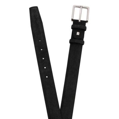 Pierre Cardin Siyah Suet Deri Erkek Kemer PC-1009SS0 - 4