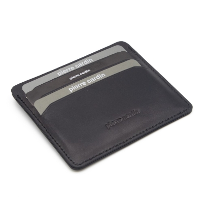 Pierre Cardin Siyah Unisex Deri Kartlık 0046S09 - 2
