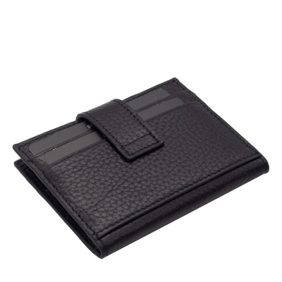 Pierre Cardin Siyah Unisex Deri Kartlık 0107S3L - 2