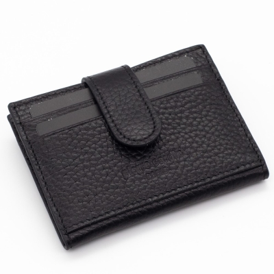 Pierre Cardin Siyah Unisex Deri Kartlık 0107S3L - 3