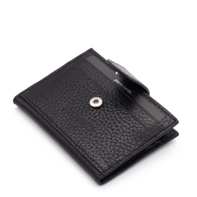 Pierre Cardin Siyah Unisex Deri Kartlık 0107S3L - 5