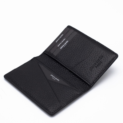 Pierre Cardin Siyah Unisex Deri Kartlık 0123S3L - 3