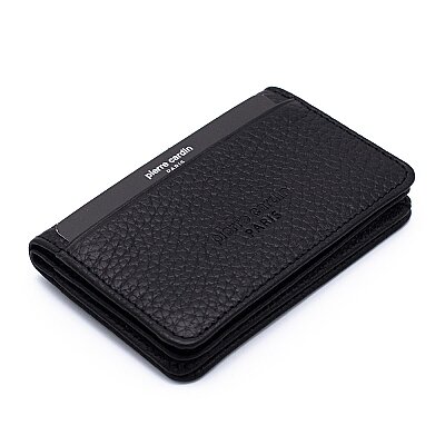 Pierre Cardin Siyah Unisex Deri Kartlık 0188S3L - 1