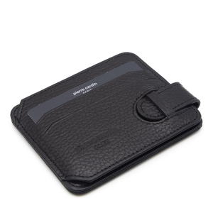Pierre Cardin Siyah Unisex Deri Kartlık 0510A41 