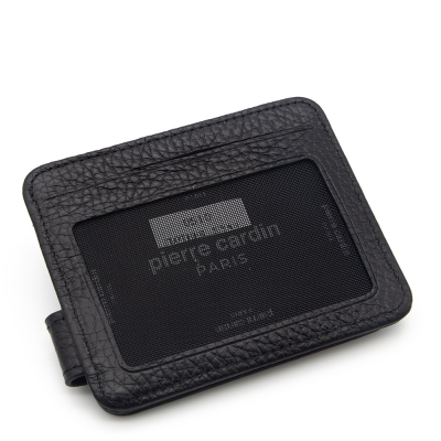 Pierre Cardin Siyah Unisex Deri Kartlık 0510A41 - 3