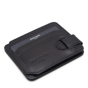 Pierre Cardin Siyah Unisex Deri Kartlık 0510A55 