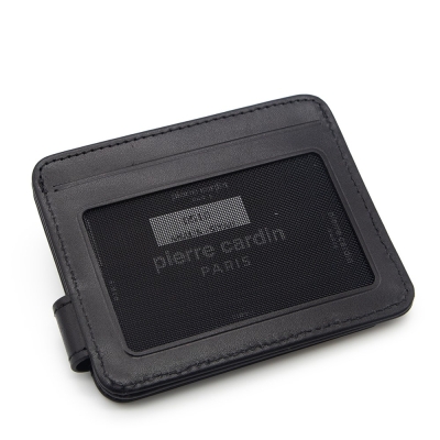 Pierre Cardin Siyah Unisex Deri Kartlık 0510A55 - 3
