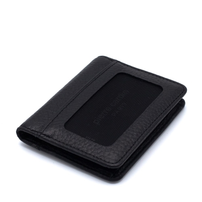 Pierre Cardin Siyah Unisex Deri Kartlık 1252S3L - 1