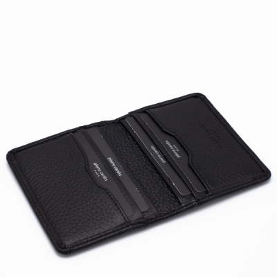 Pierre Cardin Siyah Unisex Deri Kartlık 1252S3L - 4