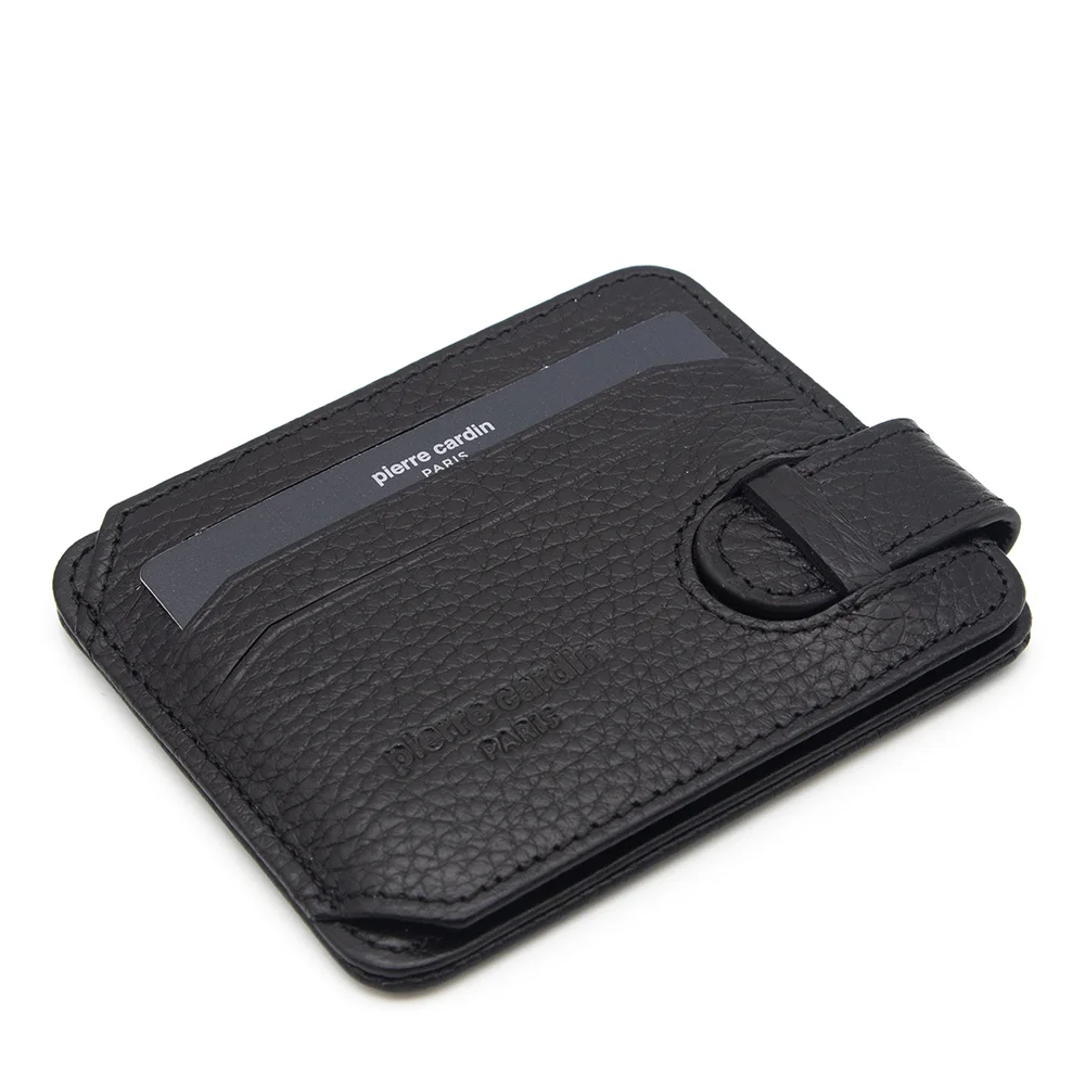 Pierre Cardin Siyah Unisex Deri Kartlık Ft0510