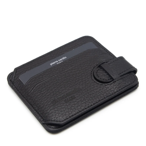 Pierre Cardin Siyah Unisex Deri Kartlık FT0510 