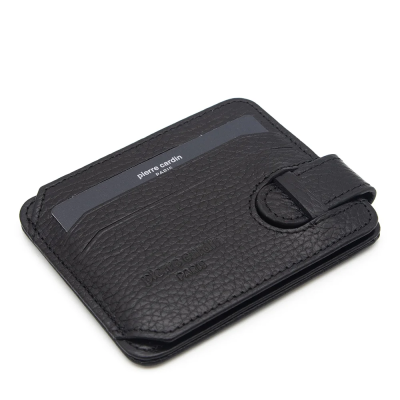 Pierre Cardin Siyah Unisex Deri Kartlık FT0510 - 1