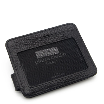 Pierre Cardin Siyah Unisex Deri Kartlık FT0510 - 3