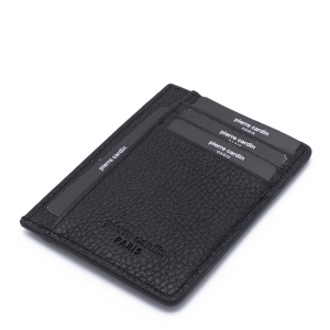 Pierre Cardin Siyah Unisex Deri Kredi Kartlık 0323S3L 