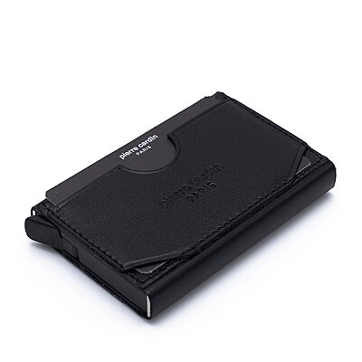 Pierre Cardin Siyah Unisex Otomatik Deri Kartlık 0274A2C - 1