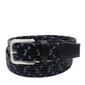 Pierre Cardin Siyah/Mavi Premium Örgü Deri Kemer PC-1713S7M - Pierre Cardin (1)