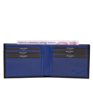 Pierre Cardin Siyah/Saks Deri Erkek Cüzdanı 3664S1L - Pierre Cardin (1)
