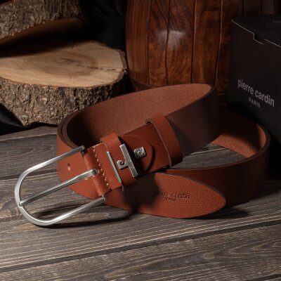 Pierre Cardin Taba Deri Erkek Kemer PC-MDLT1K - 5