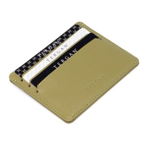 Tergan Açık Yeşil Deri Unisex Kredi Kartlık 01050P1T 