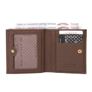 Tergan A.Kahve Deri Kadın Cüzdanı 5627S8G - Tergan (1)