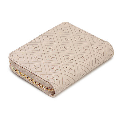 Tergan Bej-Taba Print Kadın Cüzdan 55822E52 - 3