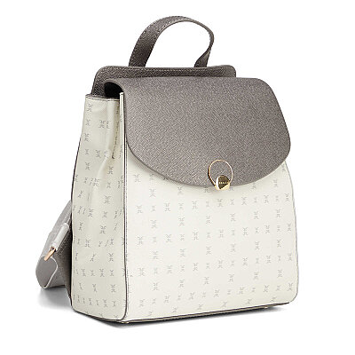 Tergan Beyaz Kadın Sırt Çantası 79612U1A - 2