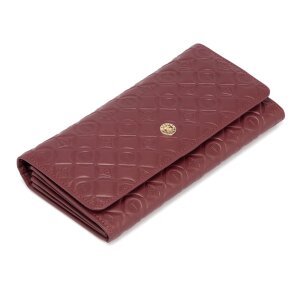 Tergan Bordo Deri Kadın Cüzdan 5783G7Q 