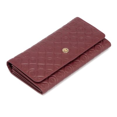 Tergan Bordo Deri Kadın Cüzdan 5783G7Q - 1