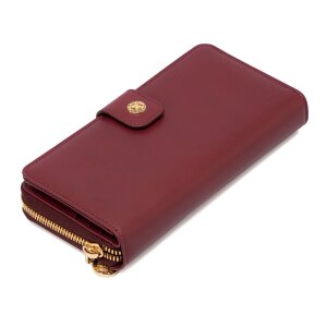 Tergan Bordo Deri Kadın Cüzdan 5789X31 