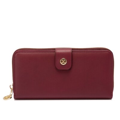 Tergan Bordo Deri Kadın Cüzdan 5789X31 - 2
