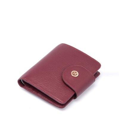 Tergan Bordo Deri Kadın Cüzdanı 5674K16 - 1