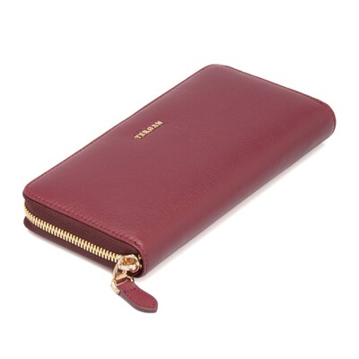 Tergan Bordo Deri Kadın Cüzdanı 5777K16 - 1