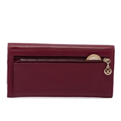 Tergan Bordo Deri Kadın Cüzdanı 5807K16 - 4