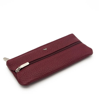 Tergan Bordo Deri Unisex Anahtarlık 0157M71 - Tergan