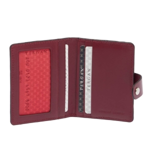 Tergan Bordo Unisex Deri Kredi Kartlık 1653X31 - Tergan (1)