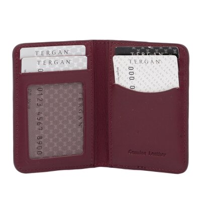 Tergan Bordo Unisex Kredi Kartlık 1640K16 - 2