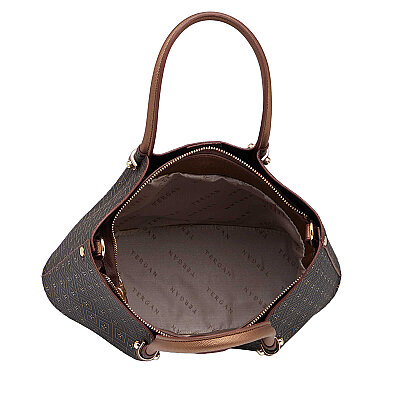Tergan Bronz Print Kadın Çapraz Askılı Çanta 9195R7P - 4