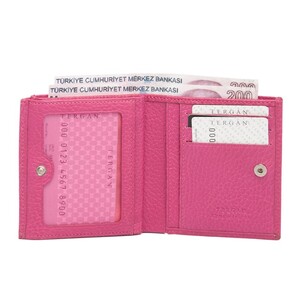 Tergan Fuşya Deri Kadın Cüzdan 5627C42 - Tergan (1)