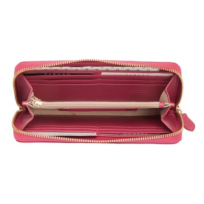 Tergan Fuşya Deri Kadın Cüzdanı 5777H68 - 2
