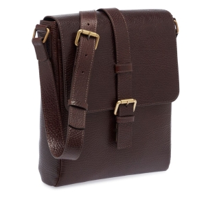 Tergan Kahve Deri Askılı Çanta 21478P3Y - Tergan (1)