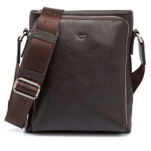 Tergan Kahve Deri Erkek Askılı Çanta 21403A7P - Tergan