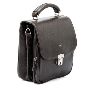 Tergan Kahve Deri Erkek Askılı Çanta 2928A7P - Tergan (1)